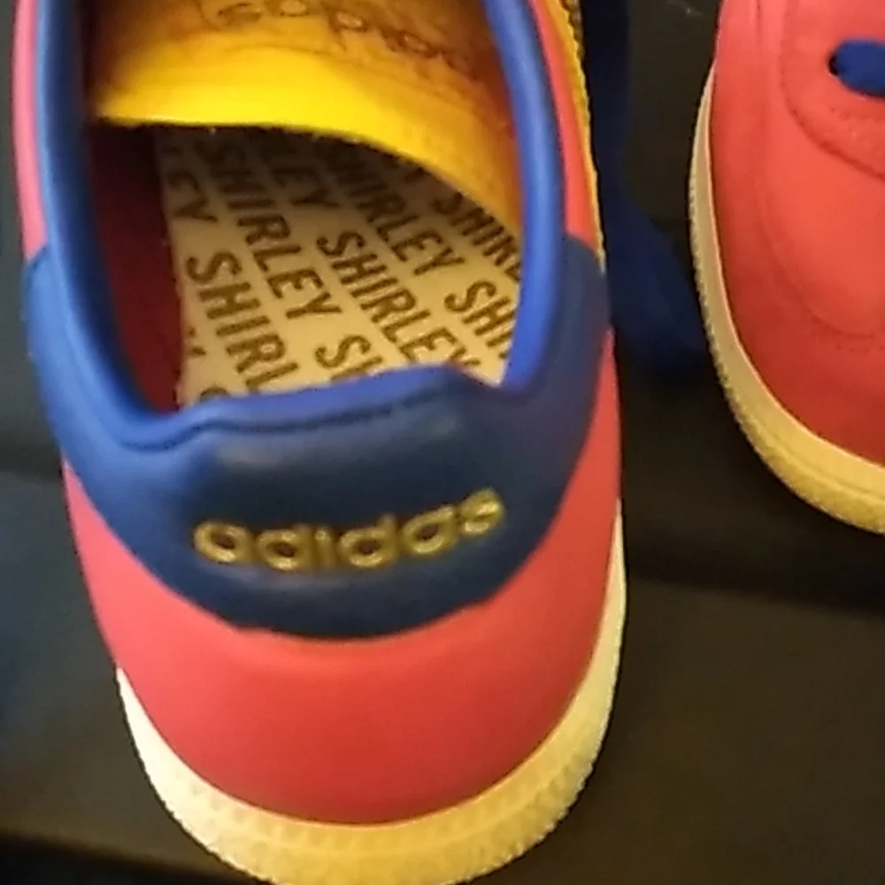 Adidas Spezial Shirley Red Yellow Blue Size 7.5 - Picture 3 of 6